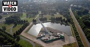 Latvia demolishes Soviet-era monument
