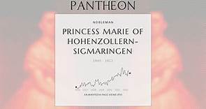 Princess Marie of Hohenzollern-Sigmaringen Biography - Countess of Flanders