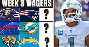 NFL Week 3 BEST WAGERS: Expert Picks, Odds & Predictions for TOP games | CBS Sports HQ