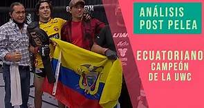 Ecuatoriano CAMPEÓN EN MMA! Adrián Luna consigue el titulo en la UWC.