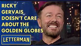 Ricky Gervais Is Over The Golden Globes | Letterman