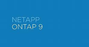 An Introduction to NetApp ONTAP 9 Data Management Software