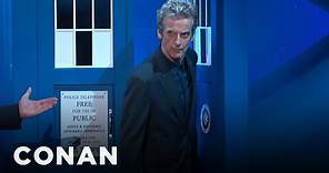 Peter Capaldi’s Amazing TARDIS Entrance | CONAN on TBS