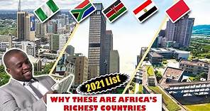 Top 10 Richest Countries in Africa 2021 - Wealthiest Countries in Africa