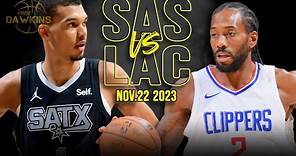 San Antonio Spurs vs Los Angeles Clippers Full Game Highlights | Nov 22, 2023 | FreeDawkins