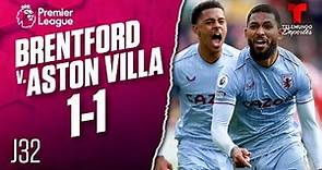 Highlights & Goals | Brentford v. Aston Villa 1-1 | Premier League | Telemundo Deportes