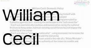 William Cecil | Elizabethan England Revision for GCSE History