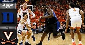 Duke vs. Virginia Condensed Game | 2018-19 ACC Basketball