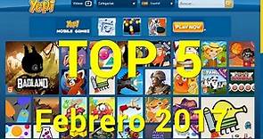 TOP 5 Mejores Juegos YEPI.com | Febrero 2017