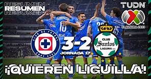 Resumen y goles | Cruz Azul 3-2 Santos | CL2023 Liga Mx - J17 | TUDN