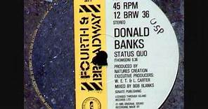 DONALD BANKS. "Status Quo". 1983. 12" mix.