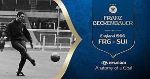 Franz Beckenbauer Goal | Germany FR v Switzerland | 1966 FIFA World Cup