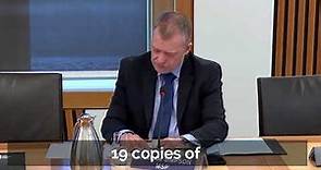 Graham Simpson MSP questions Scottish Government spending