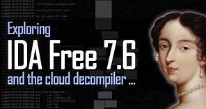 Exploring IDA Free 7.6 & HexRays Free Decompiler (Stream)