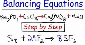 How To Balance Chemical Equations