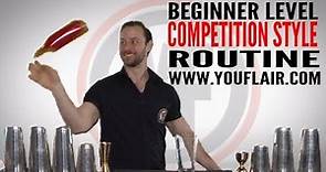 Flair Bartending 101 - Beginner Level Competition Style Routine