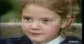 1983: Actress Drew Barrymore Discusses Her Career & ET - www.NBCUniversalArchives.com