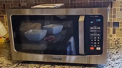 Toshiba EM925A5A-SS $90 Microwave Oven with Sound On/Off ECO Mode In Person GIVEAWAY