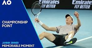 Championship Point | Jannik Sinner Wins First Grand Slam Title After Epic! | Australian Open 2024