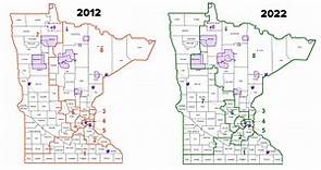 New 2022 congressional, legislative maps released for Minnesota