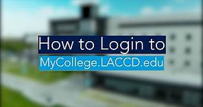 How To Login To Mycollege.LACCD.edu