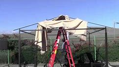 How to install a Home Depot Harbor Gazebo Canopy