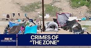 Crimes of 'the Zone': Theft, assaults and drugs lead reported crimes in downtown Phoenix tent city