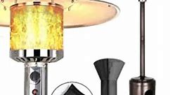 EPROSMIN Home Outdoor Patio Heater - 48000 BTU Floorstanding Portable Outdoor Patio Heater with Wheels and Rain Cloth Suitable for Garage Terrace Porch Work Area Or Yard