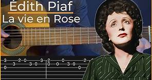 La Vie En Rose - Edith Piaf (Simple Guitar Tab)