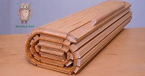 木工DIY 家具製作 | 如何做木捲門 | How to make wooden tambour door | woodworking #031