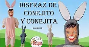 DIY. Disfraz de Conejita y Conejito 🐰🐇 paso a paso #disfrazconejo #conejito #conejita #disfraces