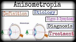 Anisometropia || Error of Refraction || M.K.Sharma [Ophthalmic Education]