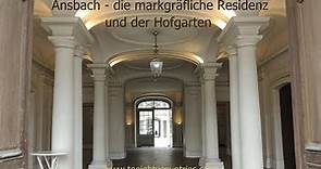 Ansbach – die markgräfliche Residenz und der Hofgarten [DE]