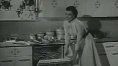 VINTAGE 1956 FRIGIDARE DISHWASHER COMMERCIAL - 16 YEARS BEFORE MY FAMILY GOT THEIR FIRST DISHWASHER