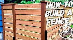 How To Build A Horizontal Fence