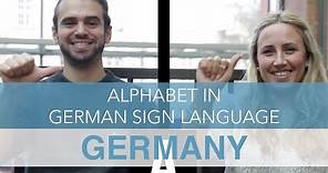 Alphabet in German Sign Language