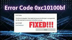 How To Fix 0xc10100bf Error: This File Isn’t Playable? | Video Guide | Rescue Digital Media