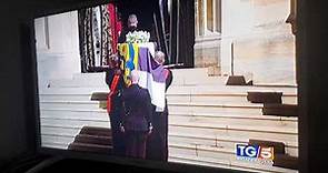 I Funerali del principe Filippo: la Regina Elisabetta in lacrime.