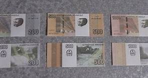 All Banknotes of Angolan kwanza - 50 Kwanzas to 5.000 Kwanzas - 2012 Issue in HD