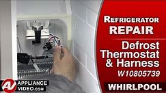 Whirlpool Refrigerator - Defrost Thermostat & Harness Repair & Diagnostic