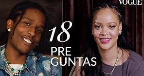 Rihanna responde 18 preguntas de A$AP Rocky | Vogue México y Latinoamérica