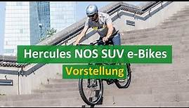 Hercules Nos SUV e-Bikes vorgestellt 💡 | Fusion aus e-MTB und Trekking e-Bike!