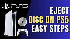 PS5 - How to Eject Disc !