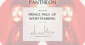 Prince Paul of Württemberg Biography - Prince of Württemberg