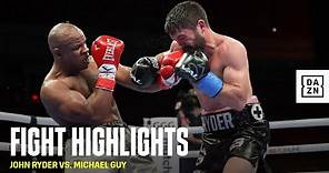 HIGHLIGHTS | John Ryder vs. Michael Guy