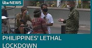 Human rights abuses on the rise in the Philippines amid lockdown | ITV News