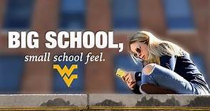 Big school with a small school feel? · This is college at WVU!