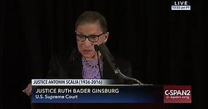 Justice Ruth Bader Ginsburg Eulogy at Justice Scalia Memorial Service (C-SPAN)