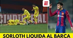 GOL DEL VILLARREAL LIQUIDA AL BARCELONA. Alexander Sorloth marca el 4-3 en Montjuic | La Liga