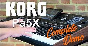 Korg PA5x Complete Demo - Everything You Need To Know | Bonners Music
